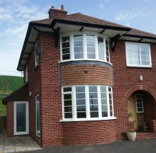 Replacement of aluminium windows with Crittall Homelight windows in keeping with a 30's property in coastal Somerset.