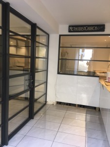 Slimline aluminium internal doors and windows in Bradford on Avon