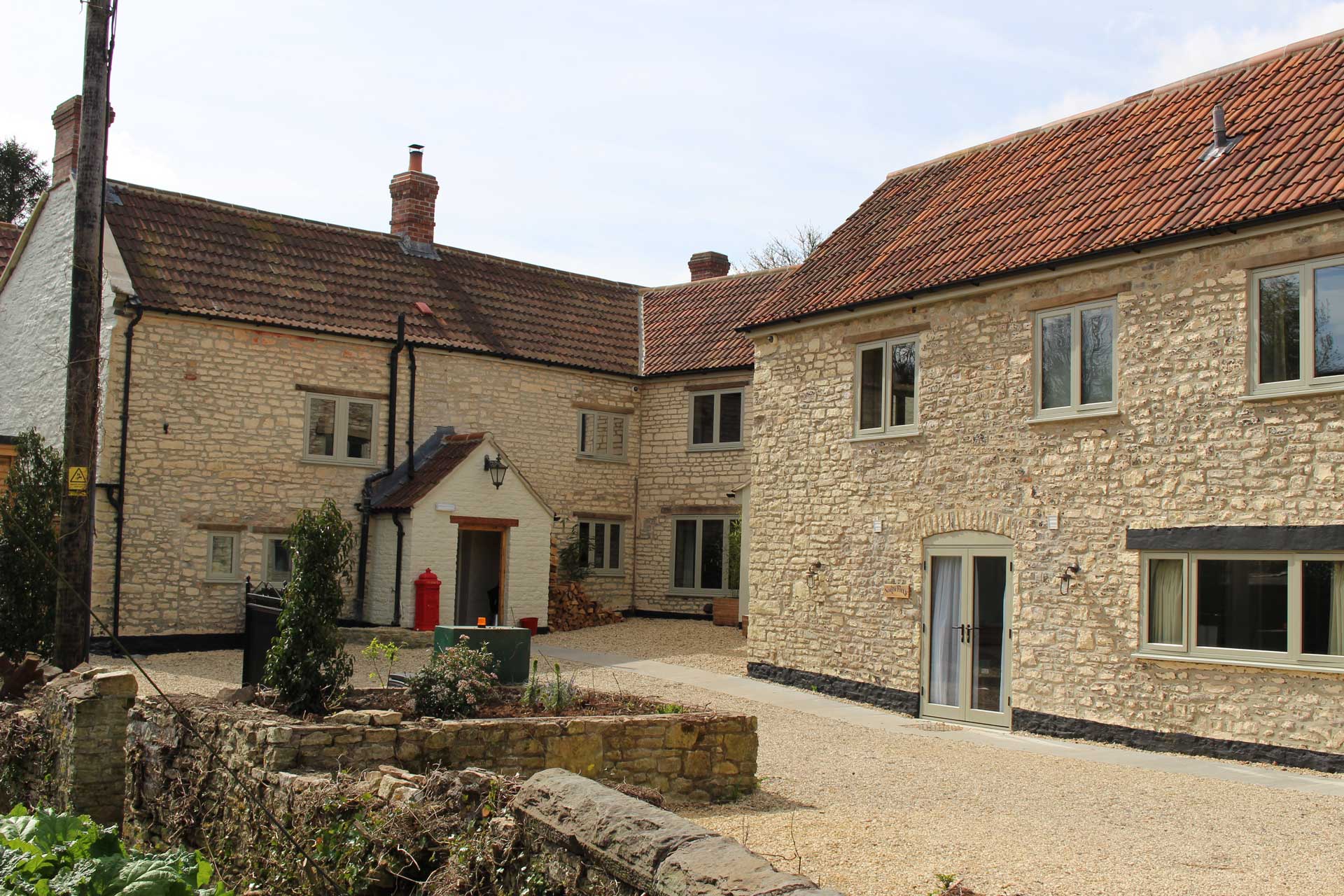 Timber Window And Door Installation On Refurbished Sandstone Pub