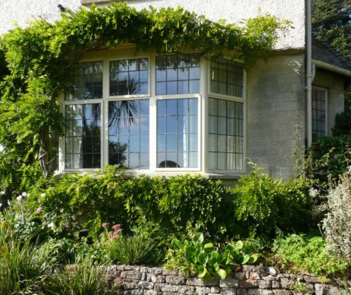 White Leaded Steel Windows